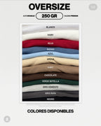 PACK 5 Oversize premium 250G