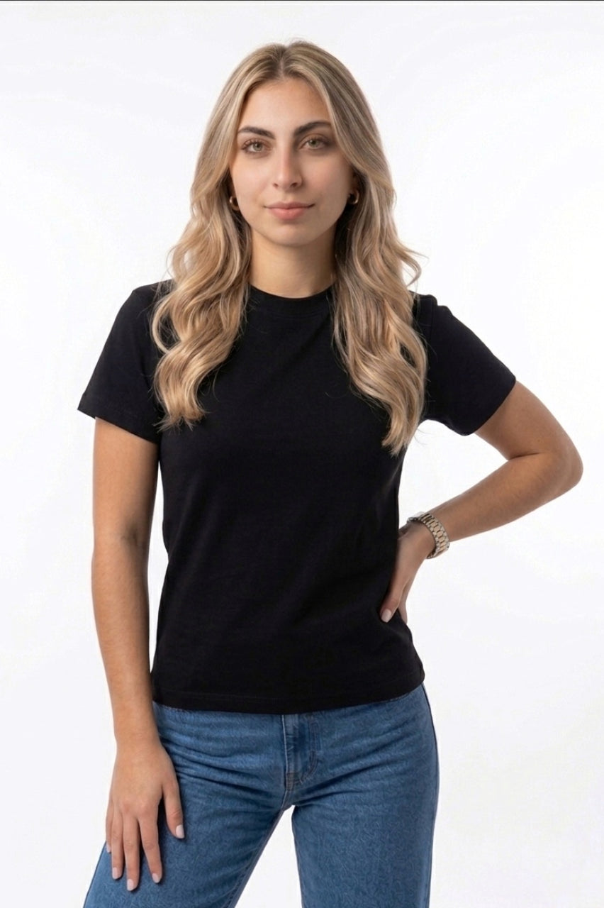 Camiseta básica Dama 200g Ivory