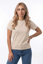 Camiseta básica Dama 200g Ivory