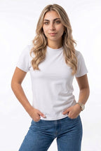 Camiseta básica Dama 200g Ivory