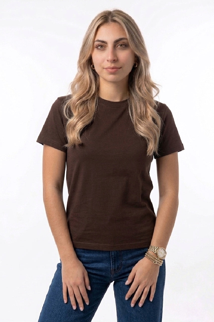 Camiseta básica Dama 200g Ivory