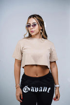 Crop top azul baby